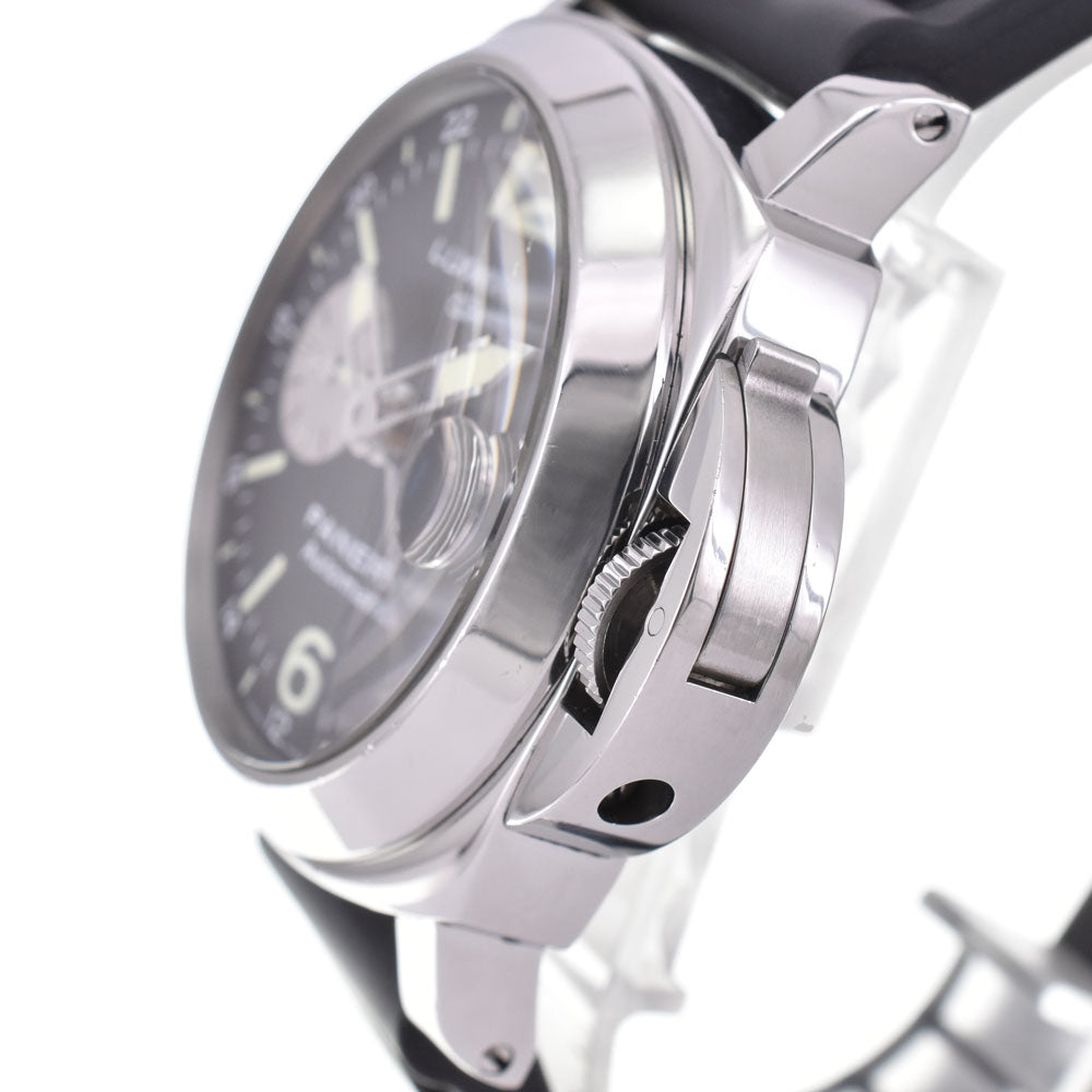PANERAI Luminor GMT Acciaio PAM00088 Small second date black Dial Automatic Men's
 Watch G#144670