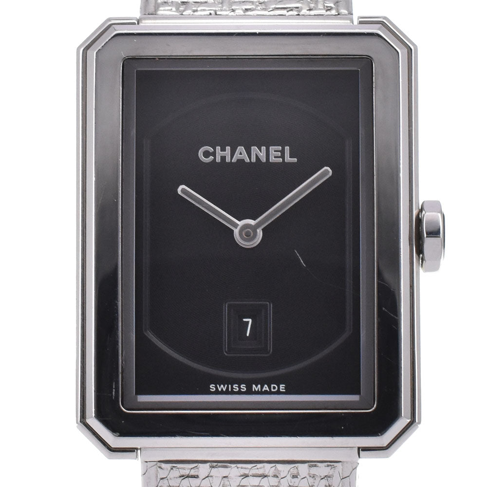 CHANEL Boyfriend tweed H4884 Date black Dial Quartz Ladies
 Watch G#144684