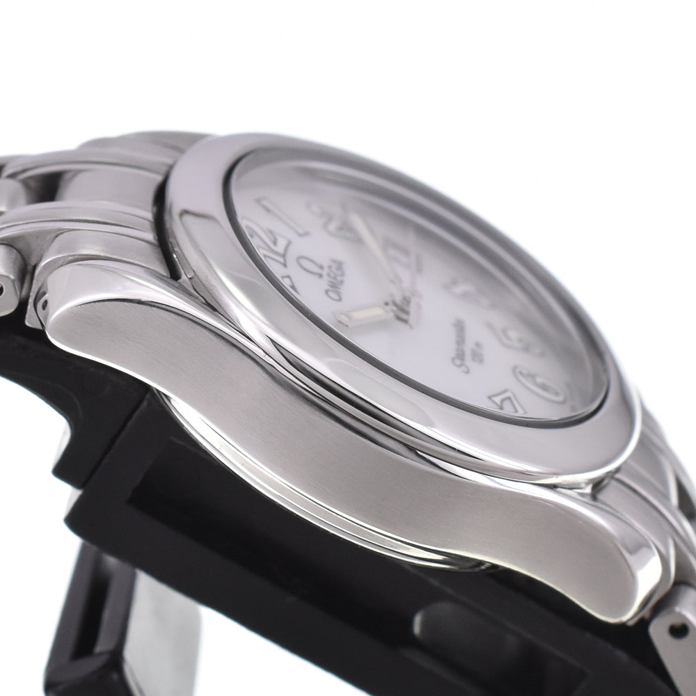 OMEGA Seamaster 120M 2581.70 Date White shell Dial Quartz Ladies
 Watch I#144685