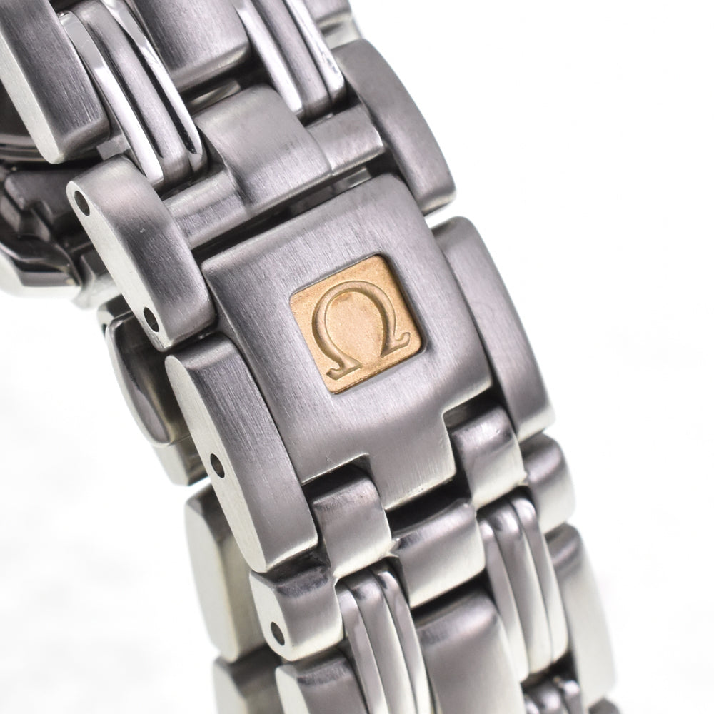 OMEGA Seamaster 120M 2581.70 Date White shell Dial Quartz Ladies
 Watch I#144685