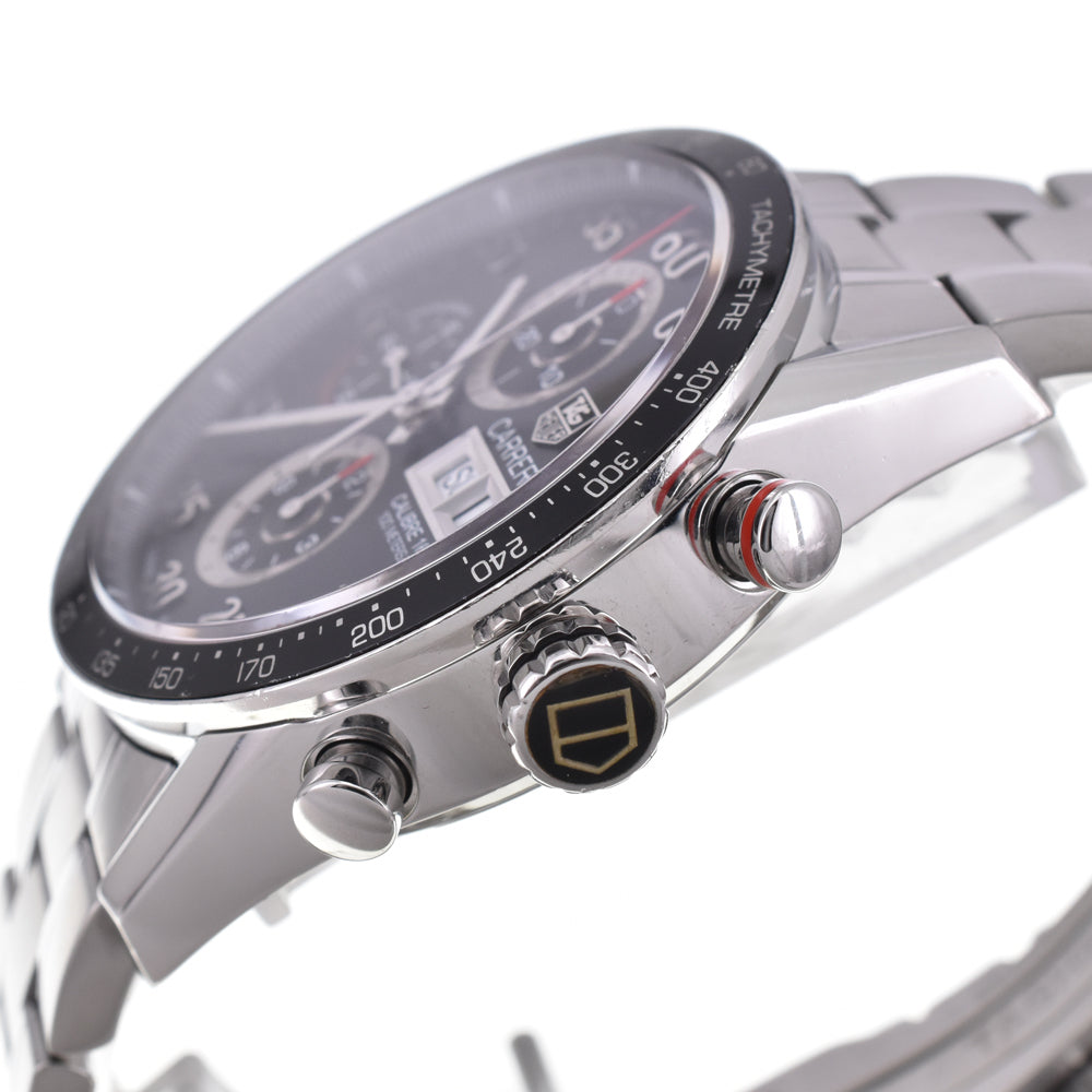 with paper TAG HEUER Carrera CV2A10.BA0796 black Dial Automatic Men's
 Watch J#144697