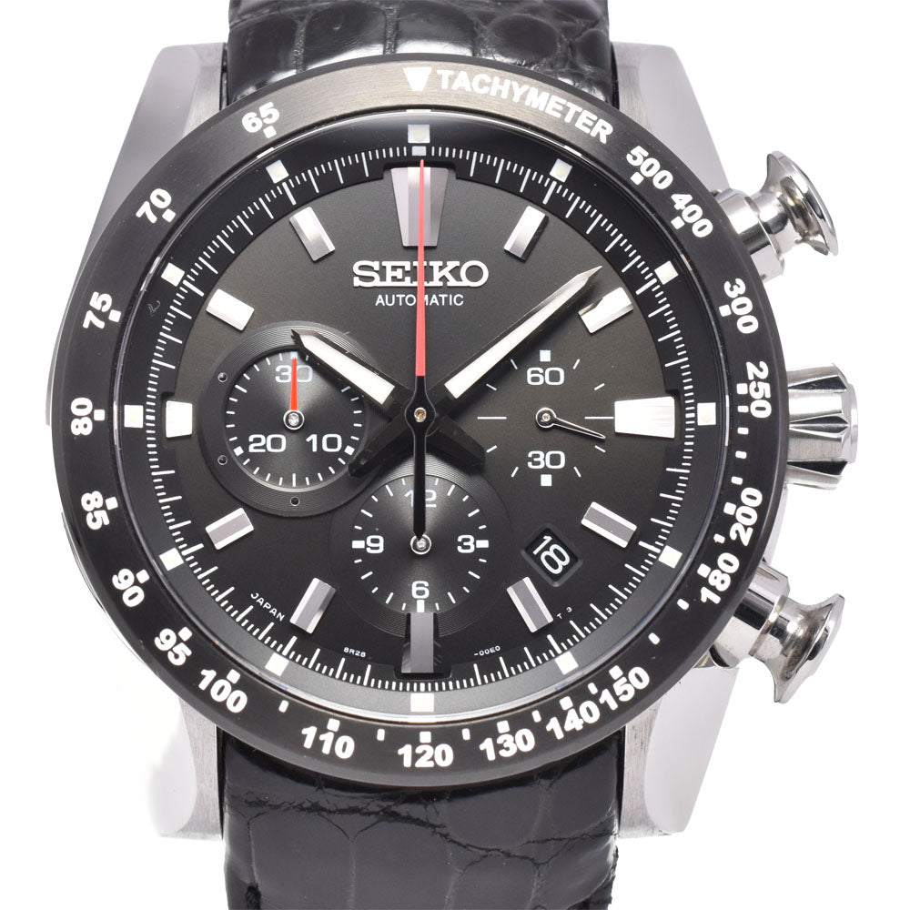 SEIKO Brights Ananta 8R28-00C0/SAEK003 Chronograph black Dial Automatic Men's
 Watch E#144699