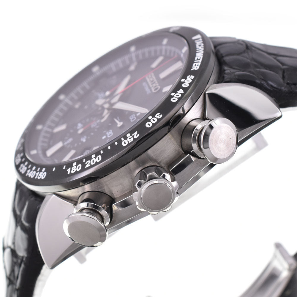 SEIKO Brights Ananta 8R28-00C0/SAEK003 Chronograph black Dial Automatic Men's
 Watch E#144699