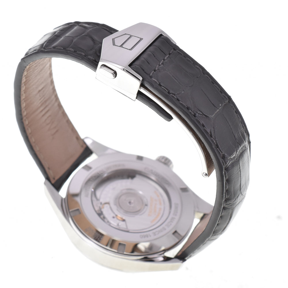 with paper TAG HEUER Carrera Grand Date WAR5012.FC6326 GMT caliber 8 gray Dial Automatic Men's
 Watch E#144700