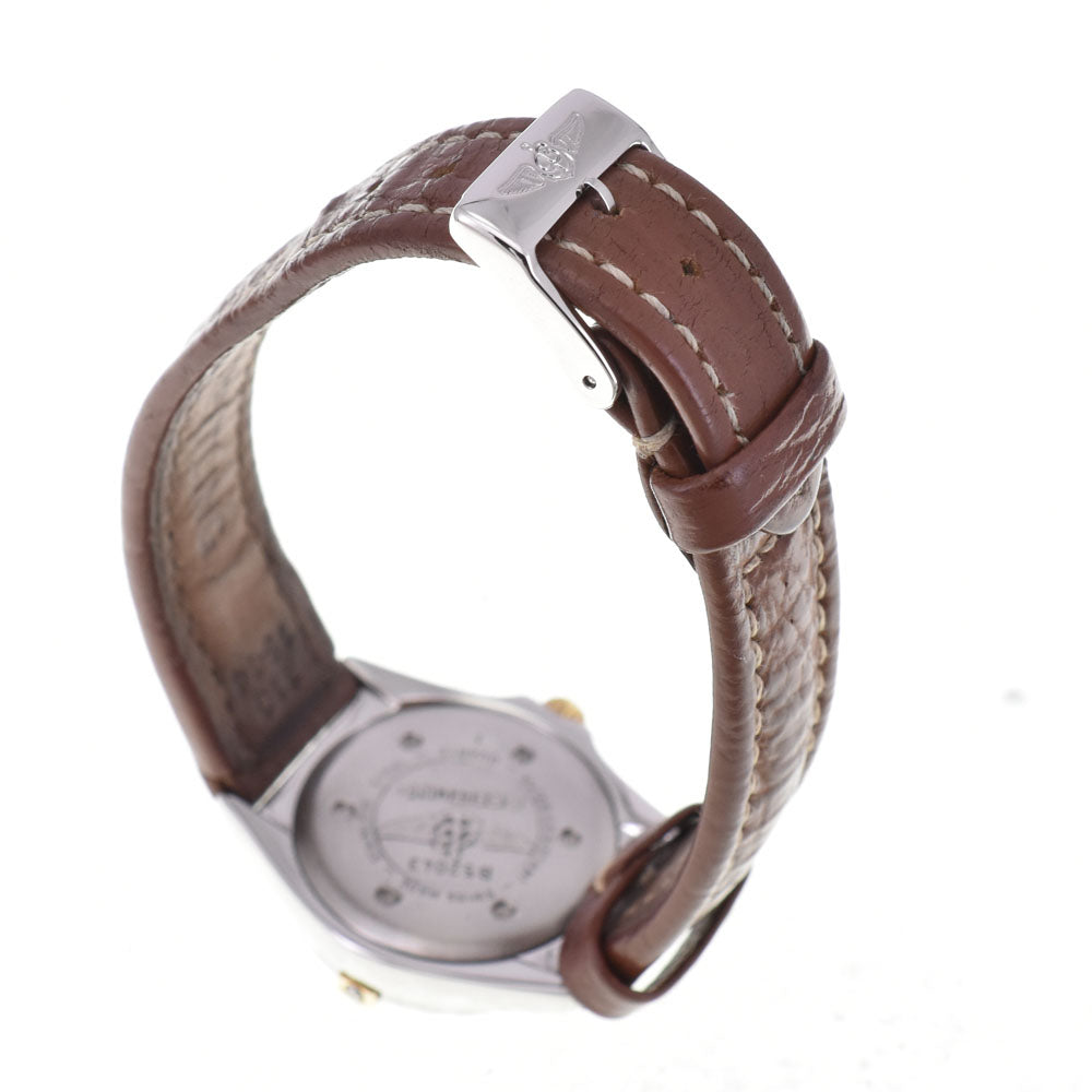 with paper BREITLING Calistino B52043 Rider tab K18YG white Dial Quartz Ladies
 Watch D#144701