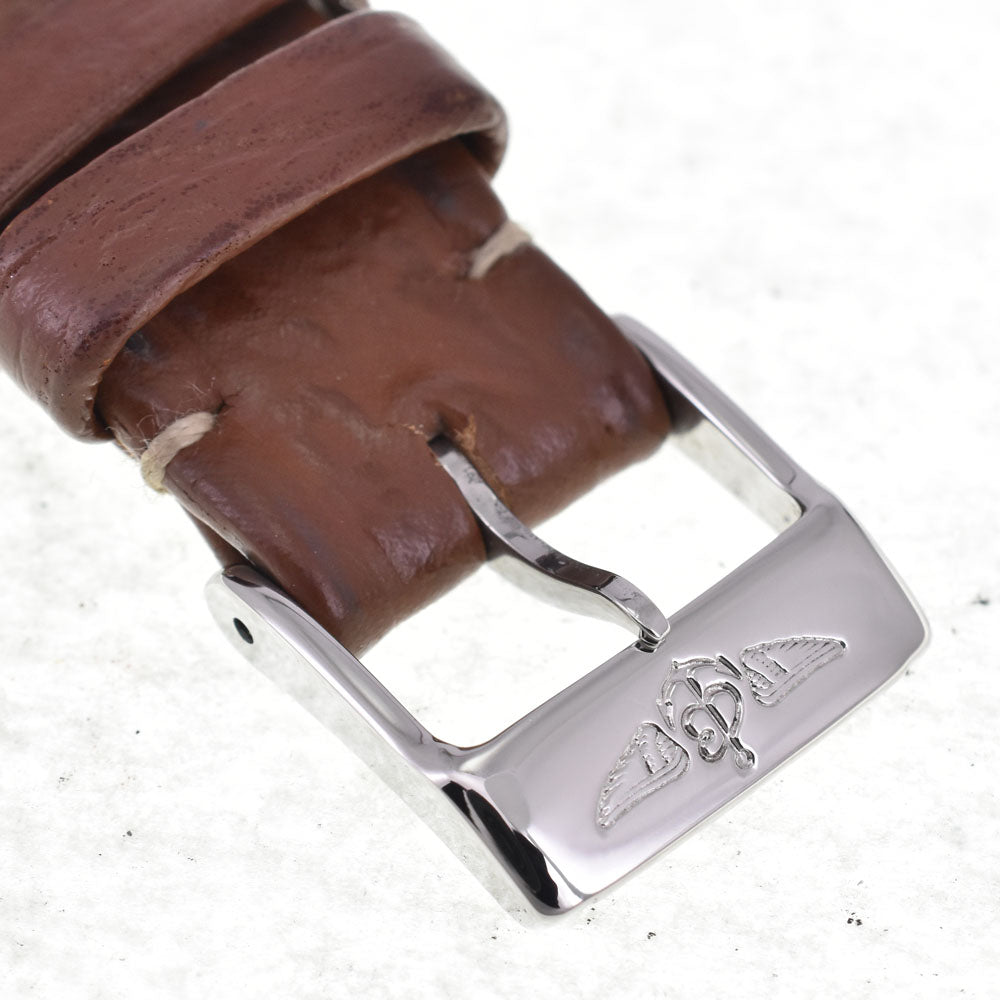 with paper BREITLING Calistino B52043 Rider tab K18YG white Dial Quartz Ladies
 Watch D#144701