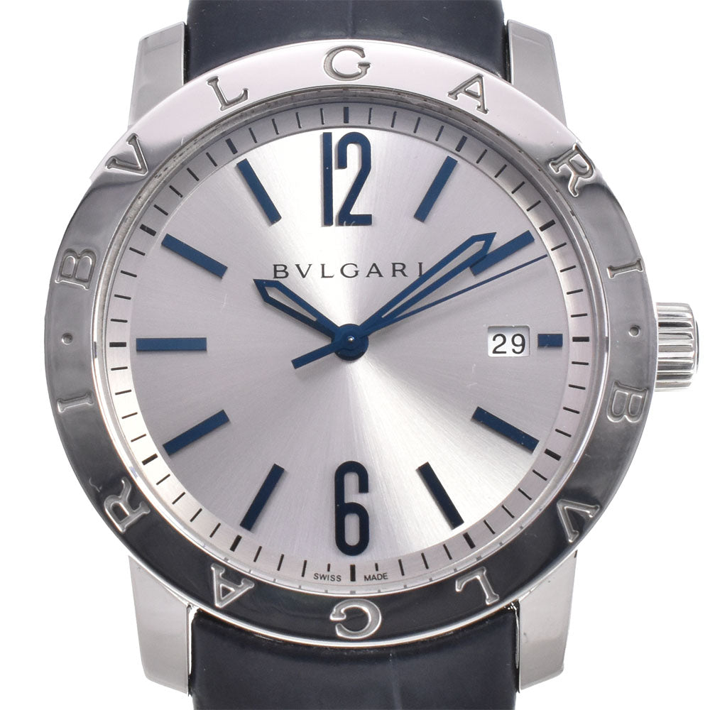 with paper BVLGARI Bvlgari Bvlgari Solo Tempo BB39C6SLD Date Silver Dial Automatic Men's
 Watch E#144710
