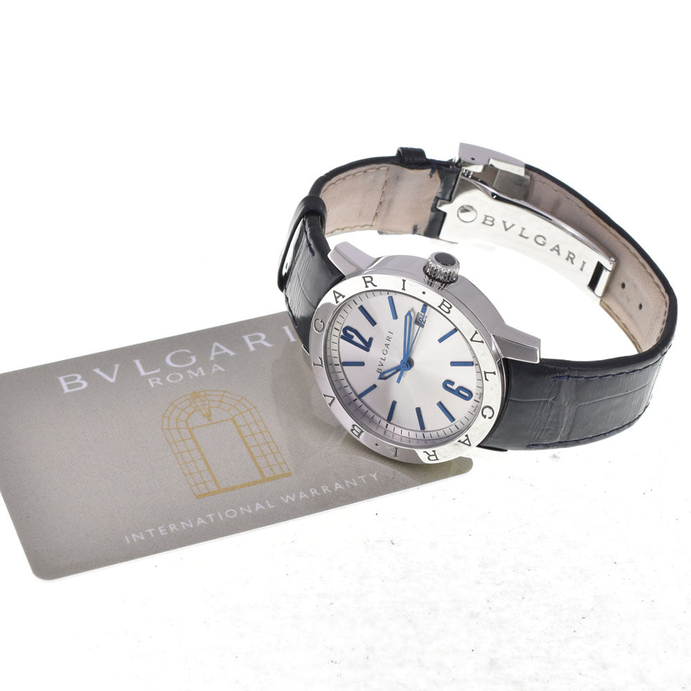 with paper BVLGARI Bvlgari Bvlgari Solo Tempo BB39C6SLD Date Silver Dial Automatic Men's
 Watch E#144710
