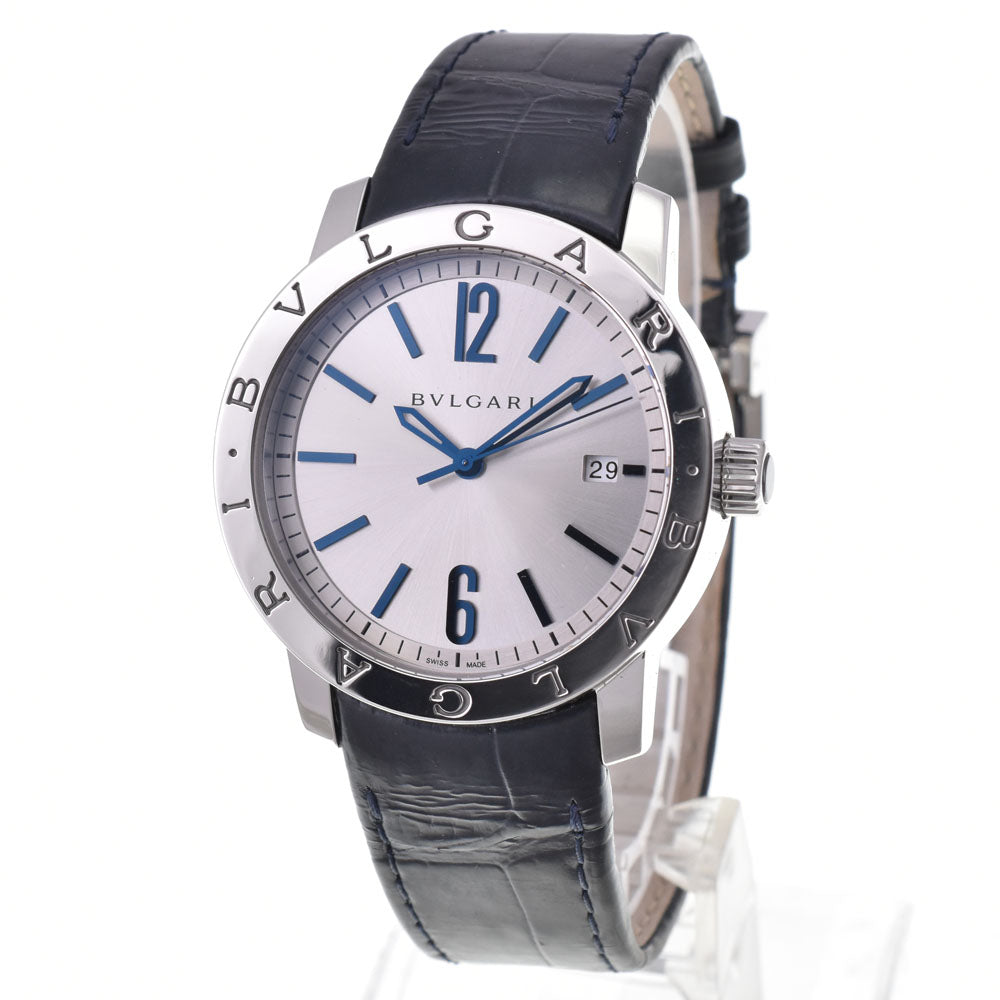 with paper BVLGARI Bvlgari Bvlgari Solo Tempo BB39C6SLD Date Silver Dial Automatic Men's
 Watch E#144710