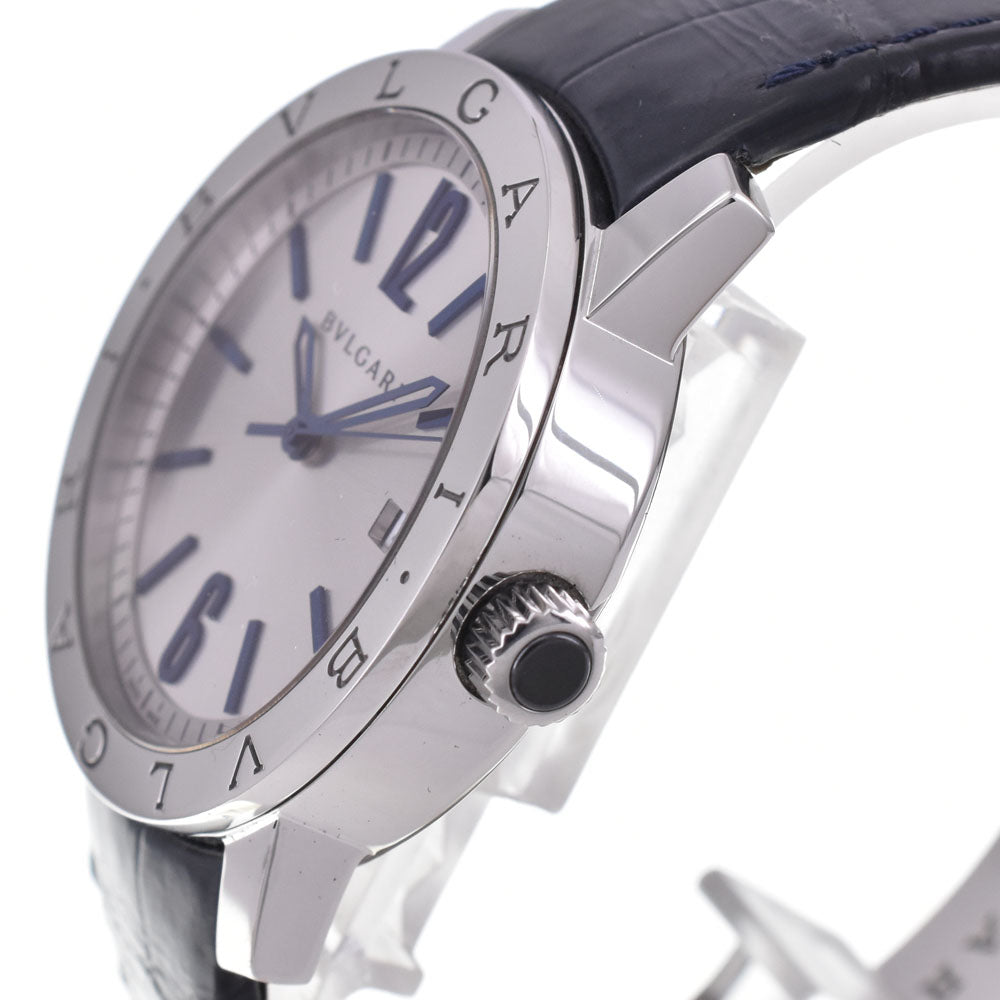with paper BVLGARI Bvlgari Bvlgari Solo Tempo BB39C6SLD Date Silver Dial Automatic Men's
 Watch E#144710