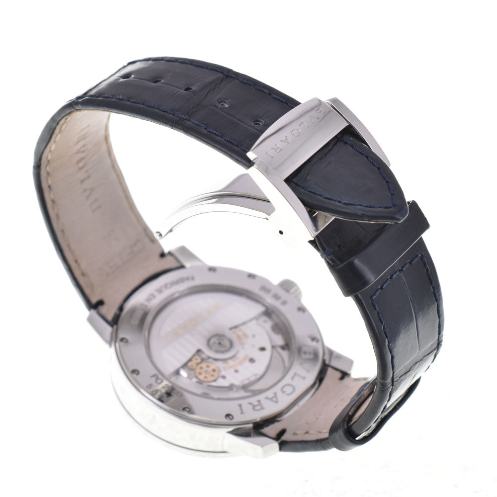 with paper BVLGARI Bvlgari Bvlgari Solo Tempo BB39C6SLD Date Silver Dial Automatic Men's
 Watch E#144710