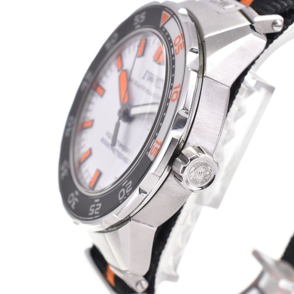 with paper IWC SCHAFFHAUSEN Aquatimer Automatic 2000 IW356807 Date white Dial Automatic Men's
 Watch E#144711