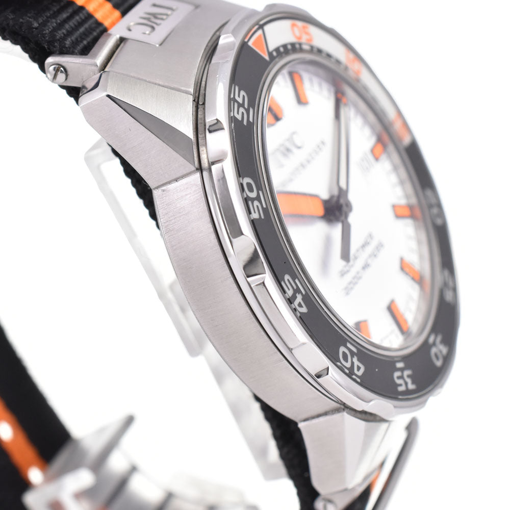 with paper IWC SCHAFFHAUSEN Aquatimer Automatic 2000 IW356807 Date white Dial Automatic Men's
 Watch E#144711