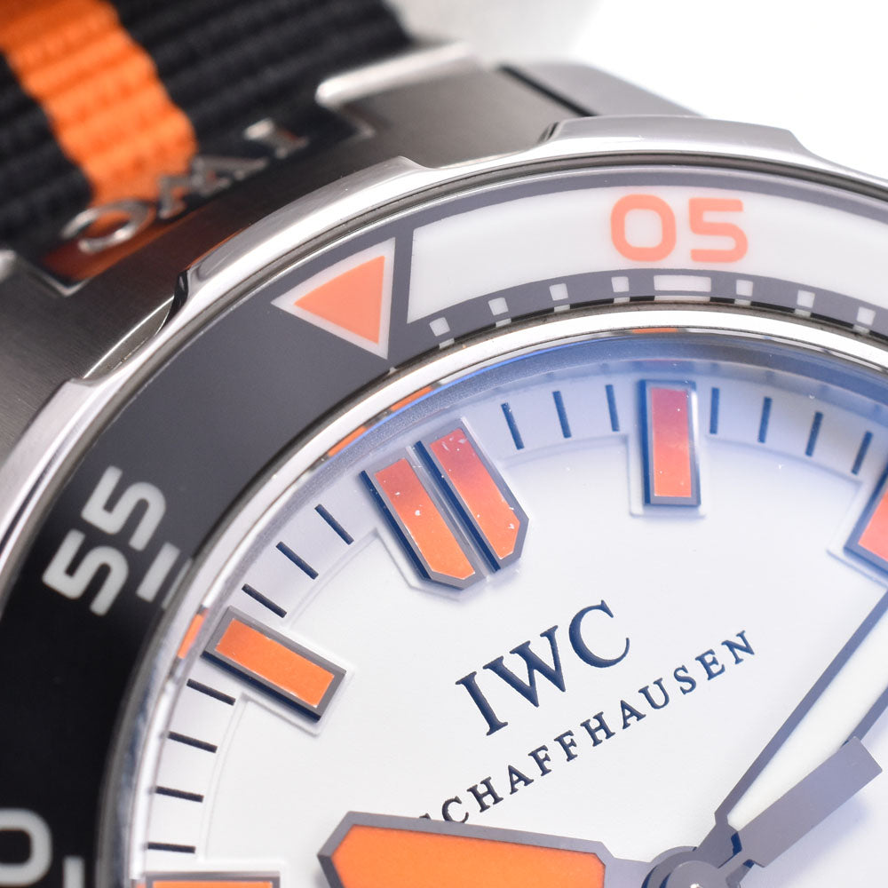 with paper IWC SCHAFFHAUSEN Aquatimer Automatic 2000 IW356807 Date white Dial Automatic Men's
 Watch E#144711