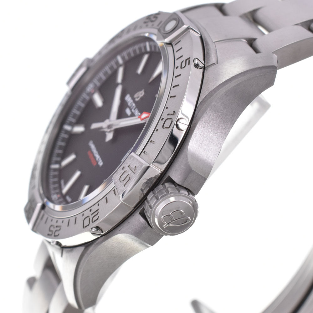 with paper BREITLING Avenger 42 A17328 Date black Dial Automatic Men's
 Watch H#144712