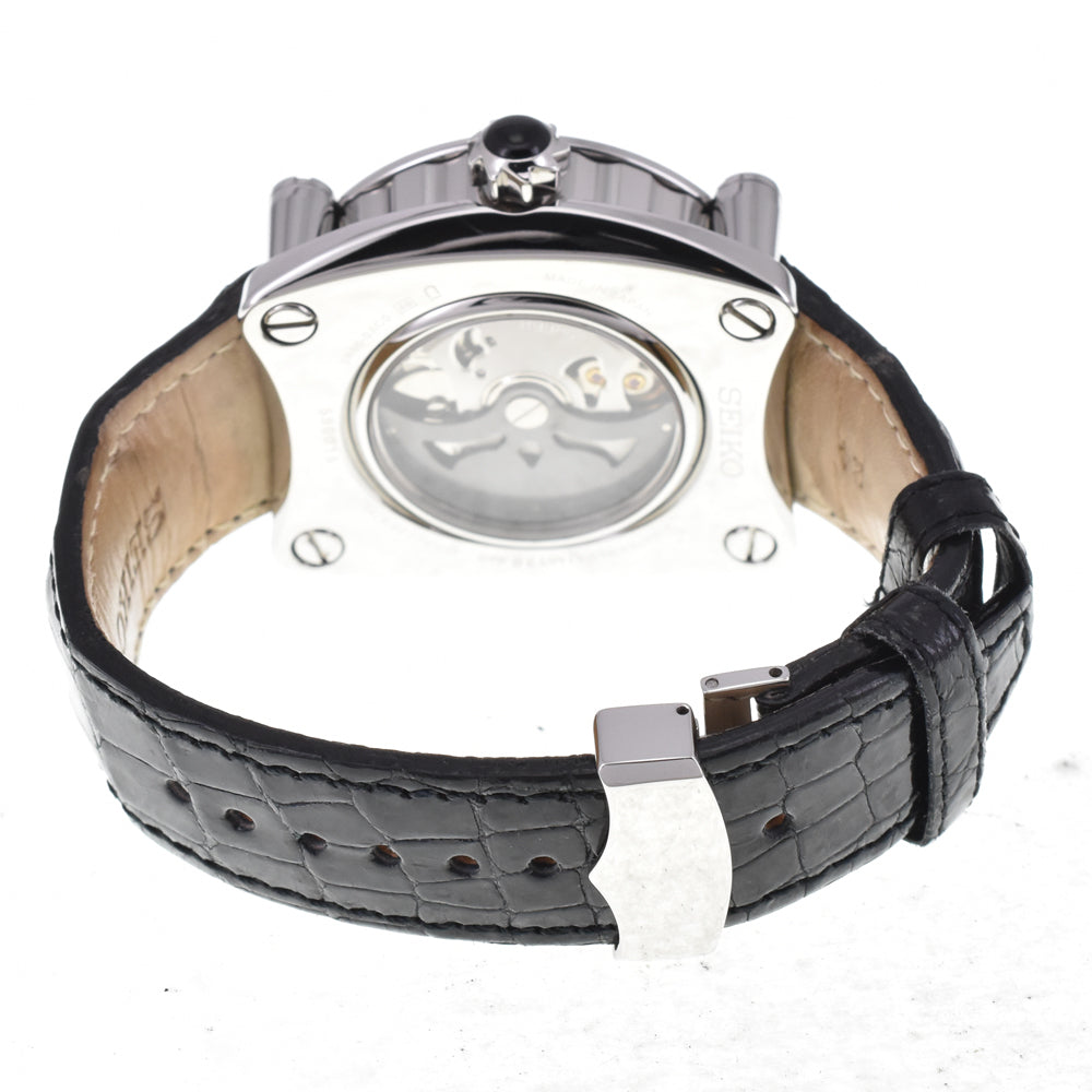 with paper SEIKO Galante SBLA005 GMT Silver Dial Spring drive Men's
 Watch E#144714