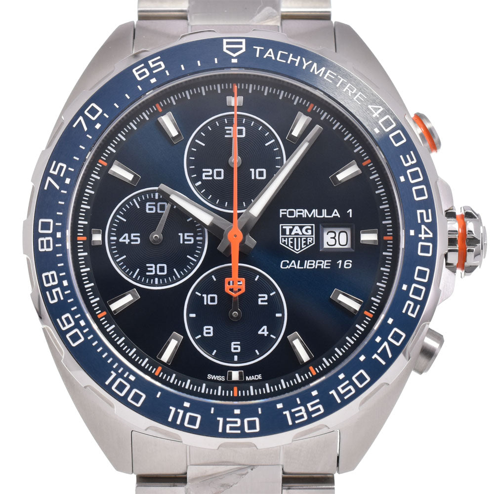 with paper TAG HEUER Formula 1 CAZ201G.BA0876 Caliber 16 Chronograph Date blue Dial Automatic Men's
 Watch D#144715