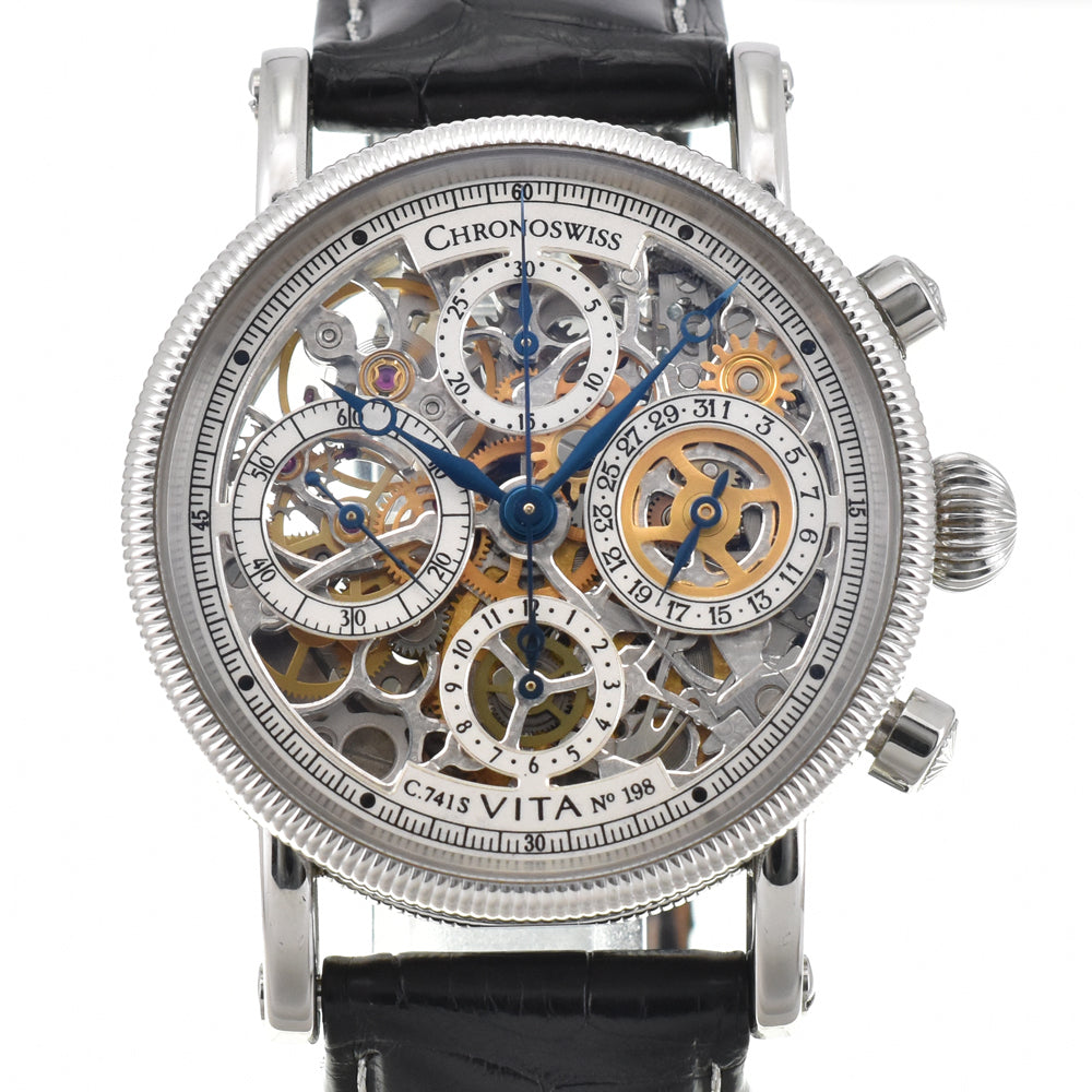 Chronoswiss Opus CH7523 skeleton Silver Dial Automatic Men's
 Watch D#144728