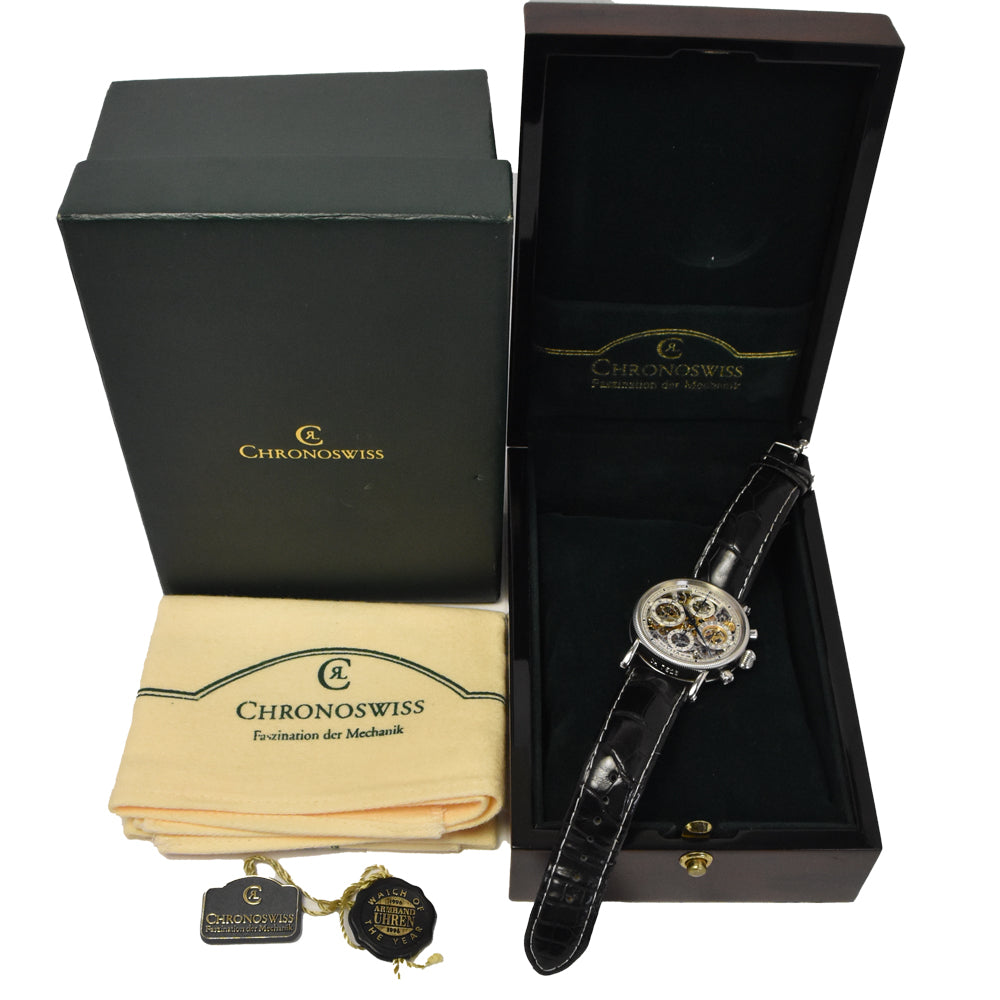 Chronoswiss Opus CH7523 skeleton Silver Dial Automatic Men's
 Watch D#144728