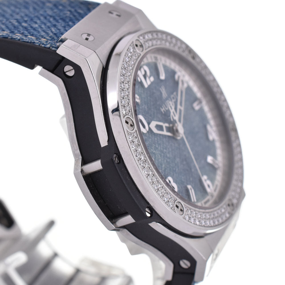 HUBLOT BIGBANG JEANS JAPAN EXCLUSIVE 361.SX.2710.NR.1104.JEANS Diamond Bezel blue Dial Quartz Men's
 Watch G#144731