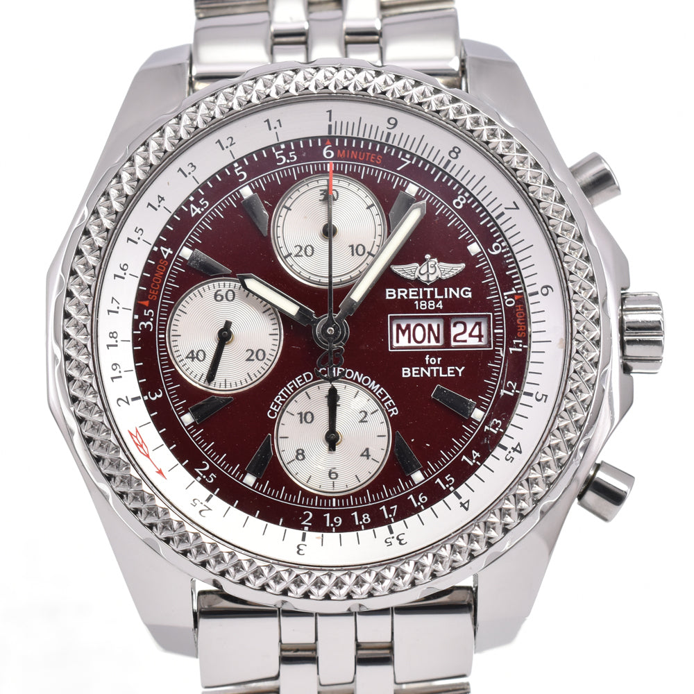 BREITLING Bentley GT A13362 Chronograph wine-red Dial Automatic Men's
 Watch H#144733