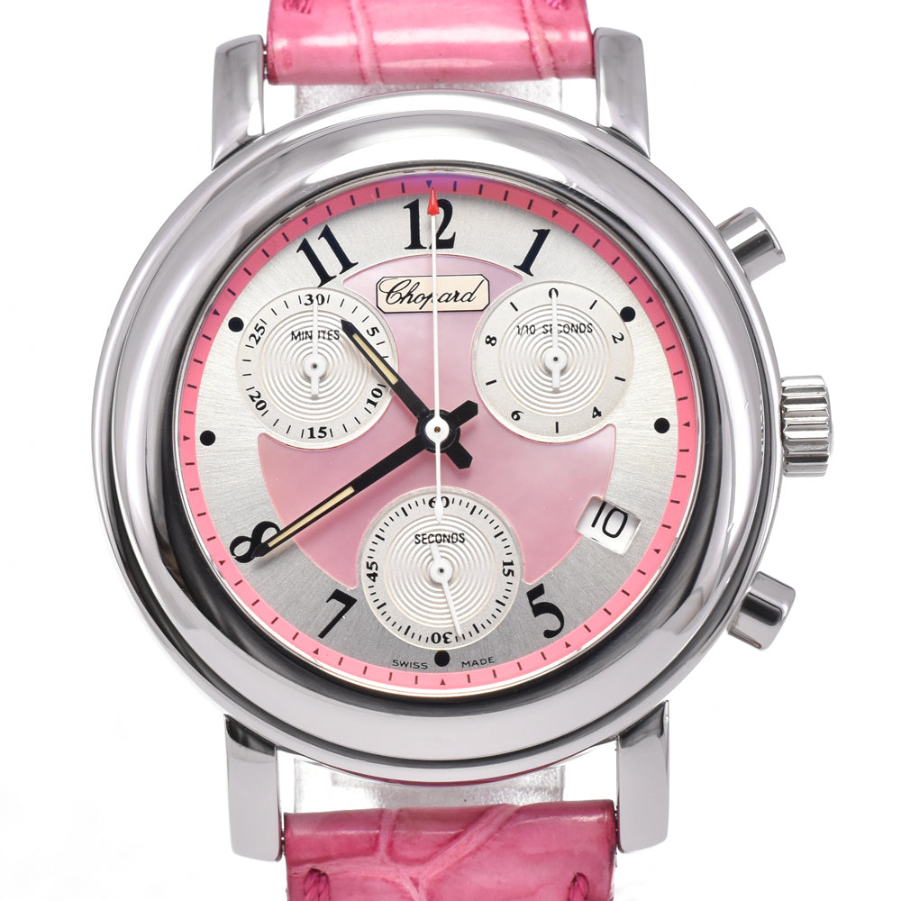 Chopard Mille Miglia 12-8900-11 Chronograph Pink Shell/Silver Dial Quartz Ladies
 Watch H#144734