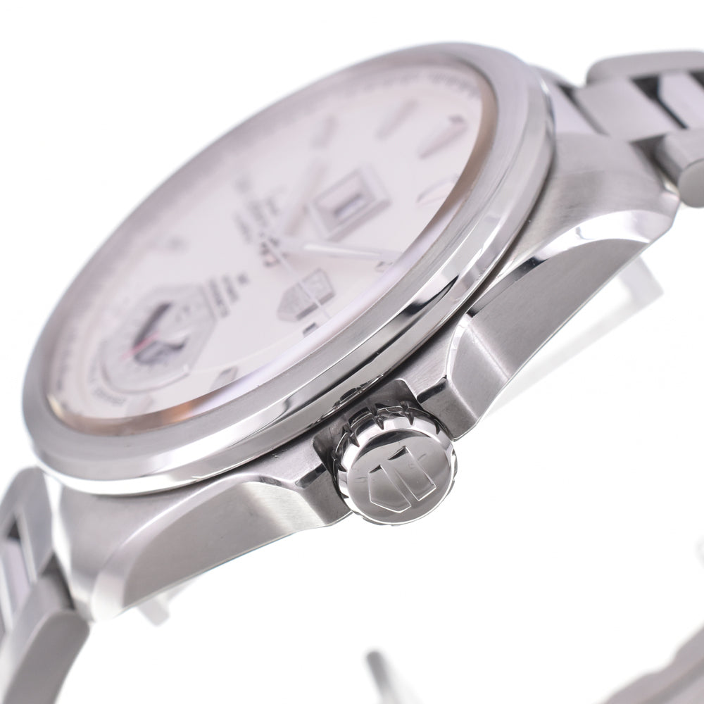 with paper TAG HEUER Grand Carrera WAV5112.BA0901 GMT Big Date Silver Dial Automatic Men's
 Watch G#144742