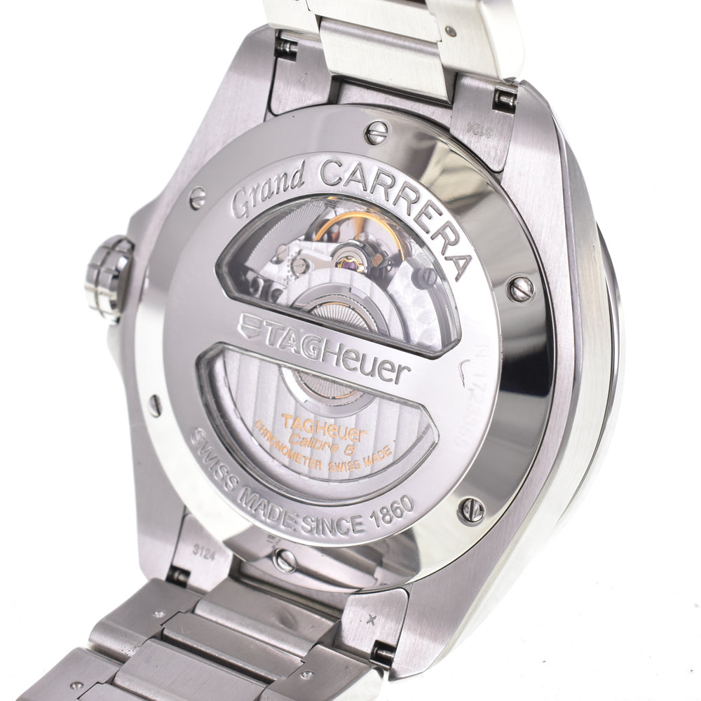 with paper TAG HEUER Grand Carrera WAV5112.BA0901 GMT Big Date Silver Dial Automatic Men's
 Watch G#144742