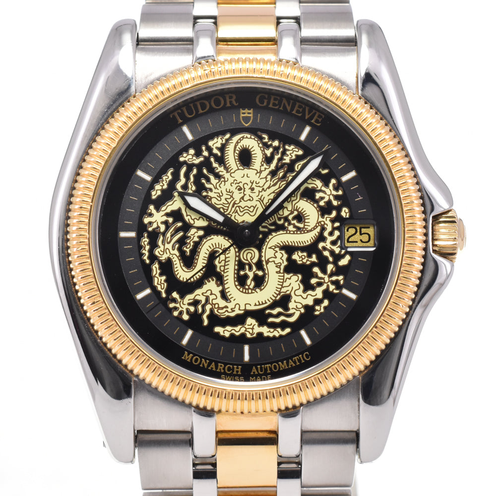TUDOR Monarch Dragon 38633 Stainless Steel/YG black Dial Automatic Men's
 Watch E#144744