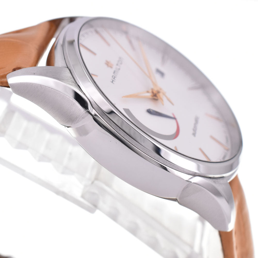 HAMILTON jazzmaster power reserve H326350 see-through back Silver Dial Automatic Men's
 Watch E#144748