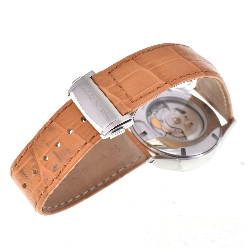 HAMILTON jazzmaster power reserve H326350 see-through back Silver Dial Automatic Men's
 Watch E#144748