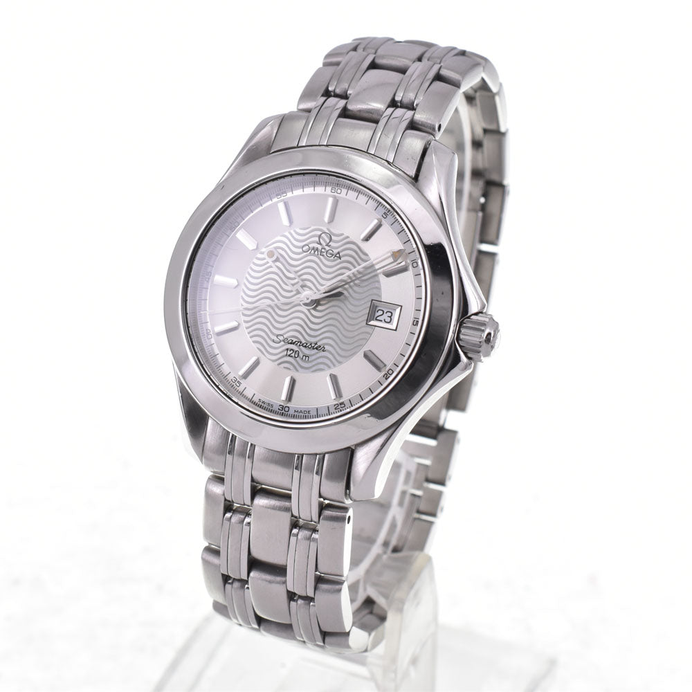 【美品】OMEGA Seamaster 120m（型番：2521.31） OMEGA Seamaster 120M 2511.31 Date Silver Dial Quartz Men's Watch I