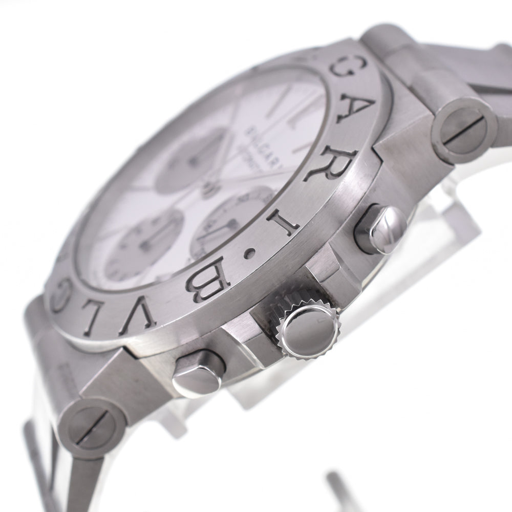 BVLGARI Diagono Sports CH35S AUTO Chronograph Date White / Silver Dial Automatic Men's
 Watch G#144764