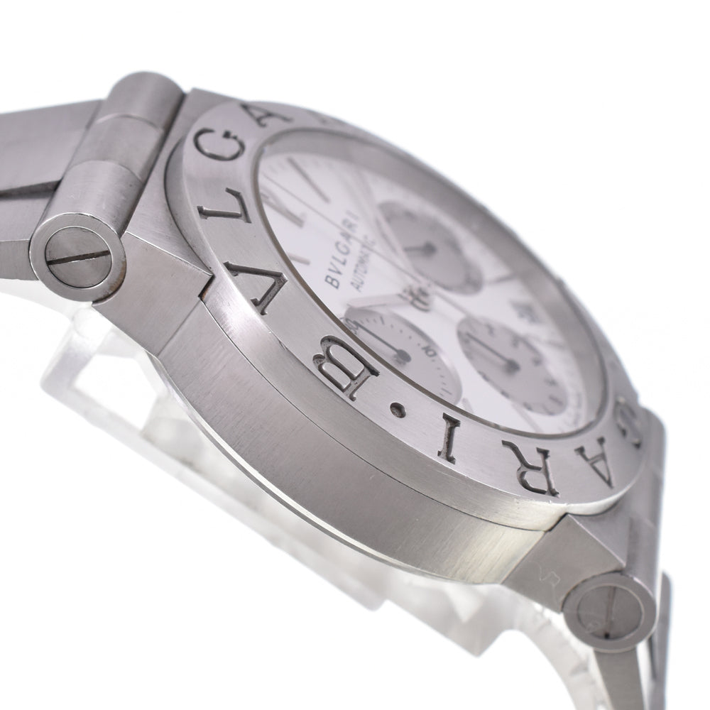 BVLGARI Diagono Sports CH35S AUTO Chronograph Date White / Silver Dial Automatic Men's
 Watch G#144764