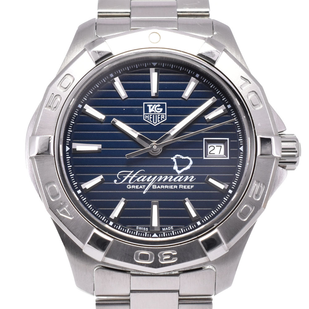 with paper TAG HEUER Aqua Racer Diving Hayman Island WAP201Y.BA0830 Limited to 800 worldwide black Dial Automatic Men's
 Watch E#144765