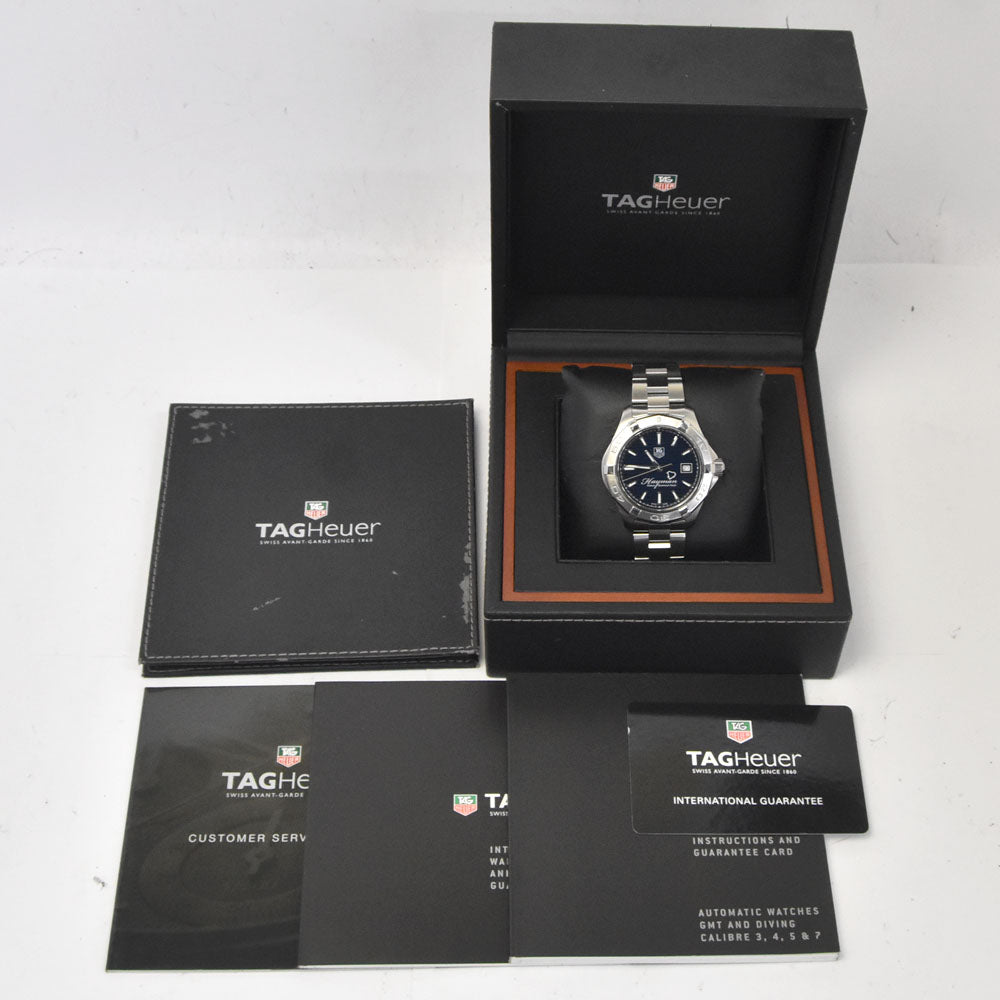 with paper TAG HEUER Aqua Racer Diving Hayman Island WAP201Y.BA0830 Limited to 800 worldwide black Dial Automatic Men's
 Watch E#144765