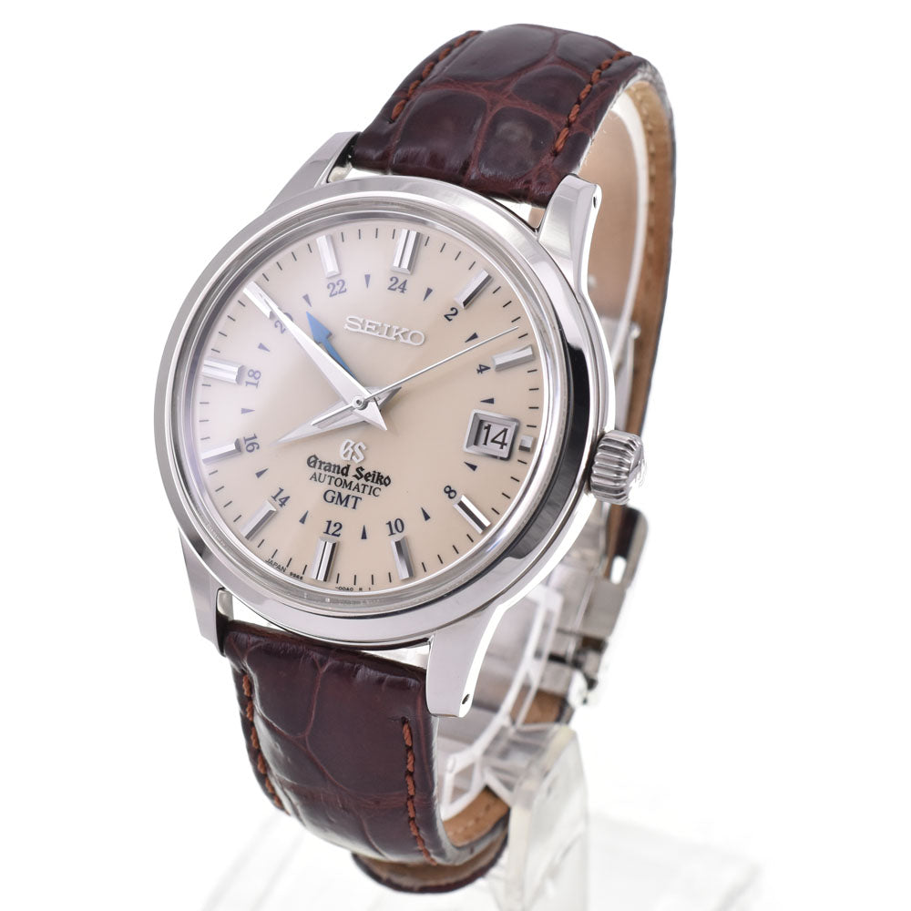 with paper SEIKO Grand Seiko SBGM021/9S66-00A0 9S Mechanical GMT Ivory Dial Automatic Men's
 Watch D#144768