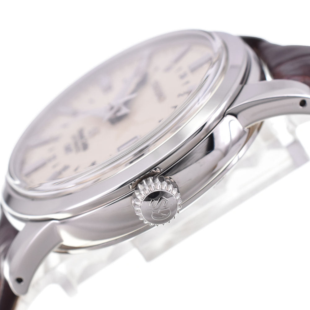 with paper SEIKO Grand Seiko SBGM021/9S66-00A0 9S Mechanical GMT Ivory Dial Automatic Men's
 Watch D#144768