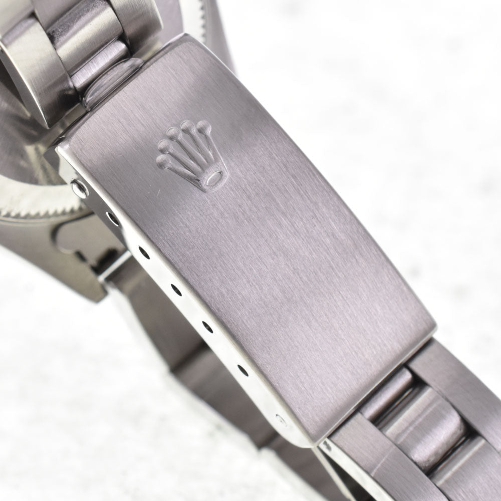 ROLEX Oyster perpetual date 69160 vintage Cal.2135 black Dial Automatic Ladies
 Watch I#144771