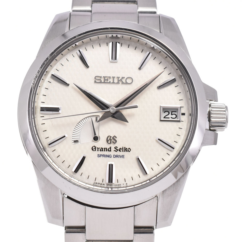 SEIKO Grand Seiko SBGA025/9R65-0AG1 Date white Dial Spring drive Men's
 Watch E#144775