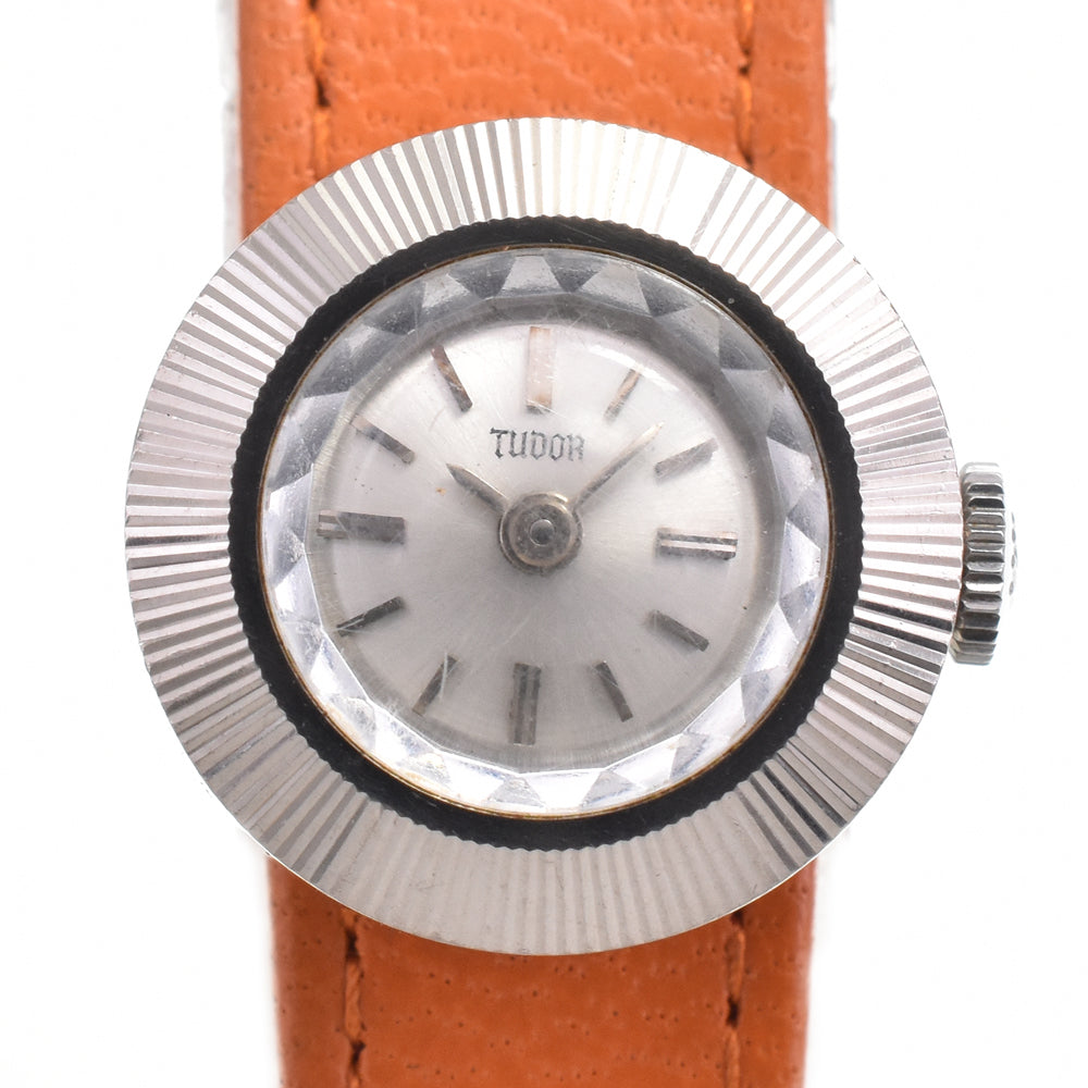 TUDOR chameleon 1852 vintage WG Silver Dial Hand Winding Ladies
 Watch K#144780