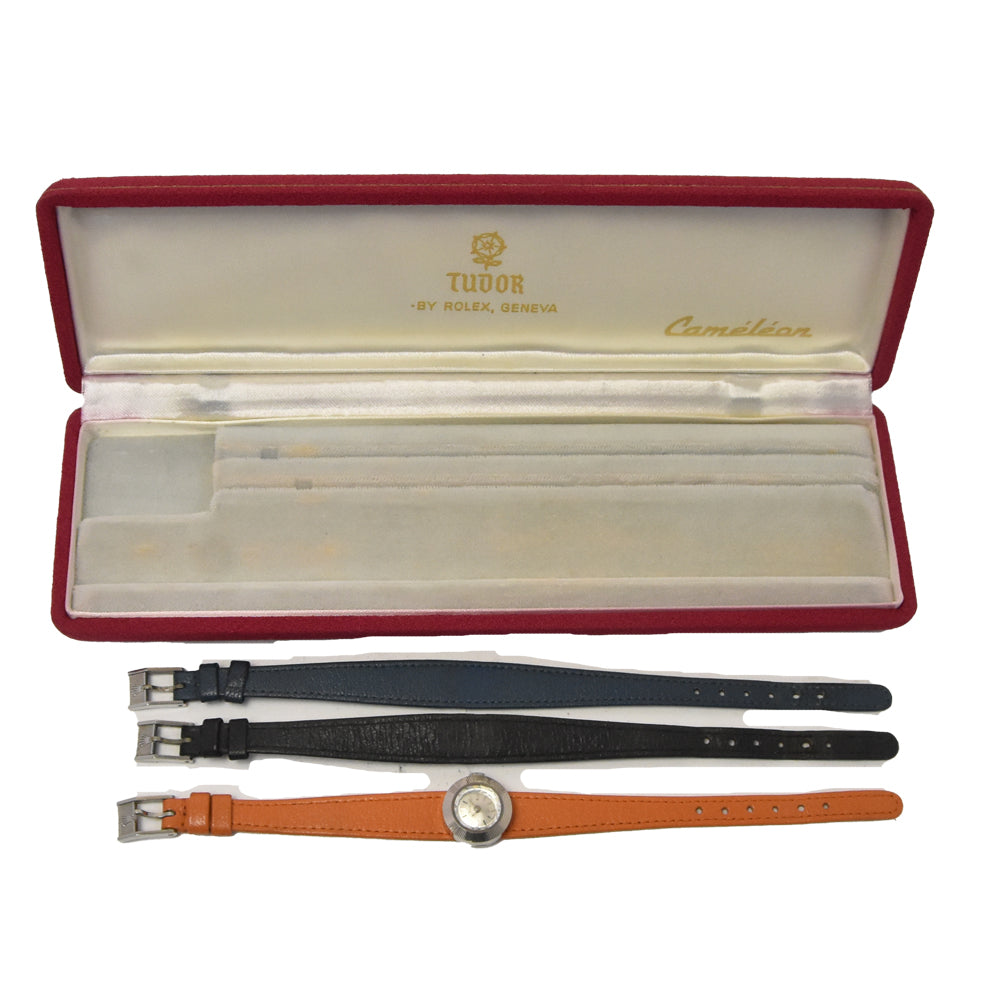 TUDOR chameleon 1852 vintage WG Silver Dial Hand Winding Ladies
 Watch K#144780
