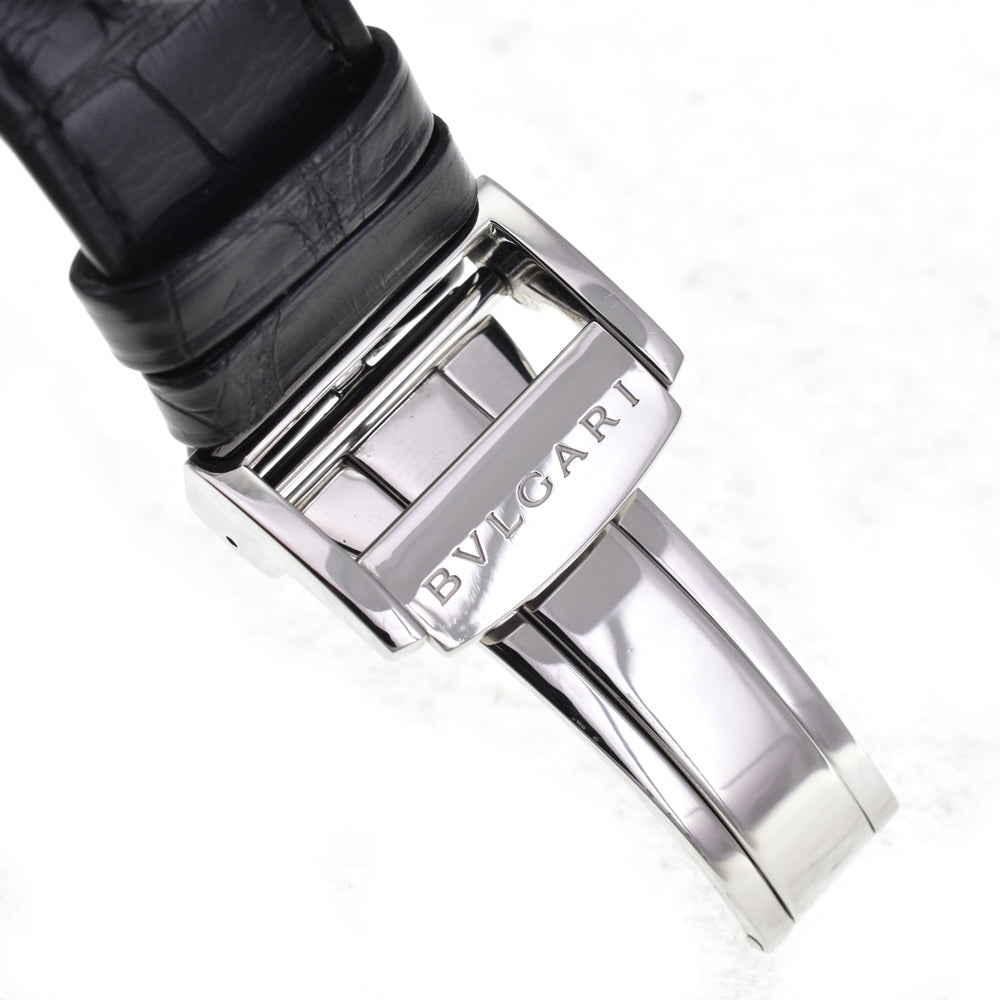 with paper BVLGARI Bvlgari Bvlgari BB41SCH Chronograph black Dial Automatic Men's
 Watch H#144790
