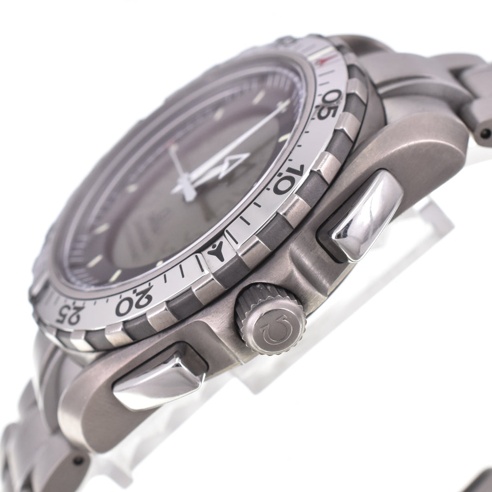 with paper OMEGA Speedmaster Skywalker X-33 3290.50 Digiana gray Dial Quartz Men's
 Watch E#144791