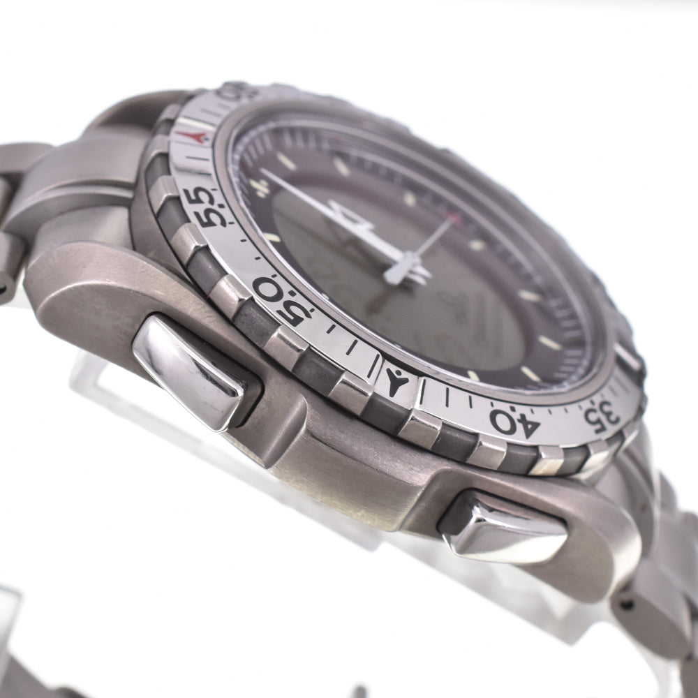 with paper OMEGA Speedmaster Skywalker X-33 3290.50 Digiana gray Dial Quartz Men's
 Watch E#144791