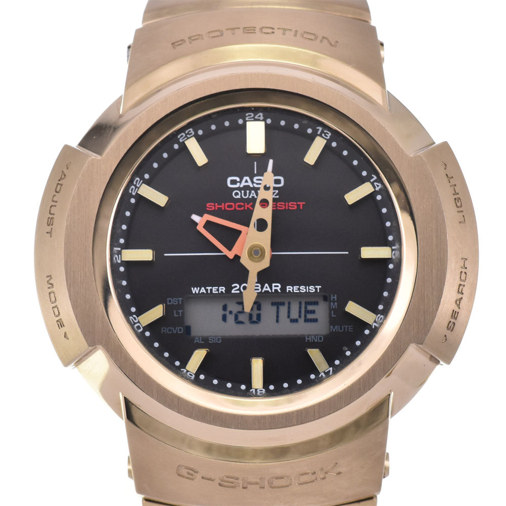 CASIO G-SHOCK AWM-500GD-9AJF Full metal Digital Dial Radio Sync Solar Men's
 Watch I#144794