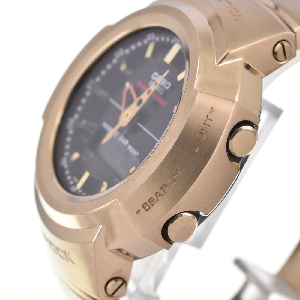 CASIO G-SHOCK AWM-500GD-9AJF Full metal Digital Dial Radio Sync Solar Men's
 Watch I#144794