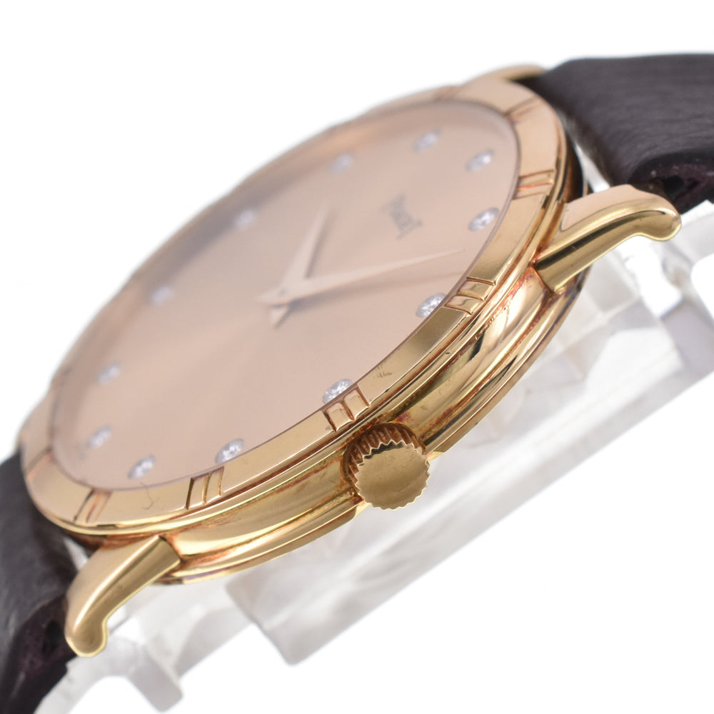 PIAGET dancer 94023 K18YG 12P Diamond gold Dial Hand Winding Men's
 Watch H#144795