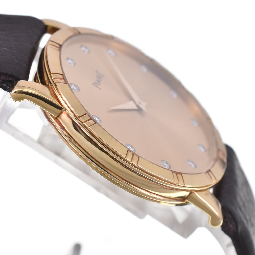 PIAGET dancer 94023 K18YG 12P Diamond gold Dial Hand Winding Men's
 Watch H#144795