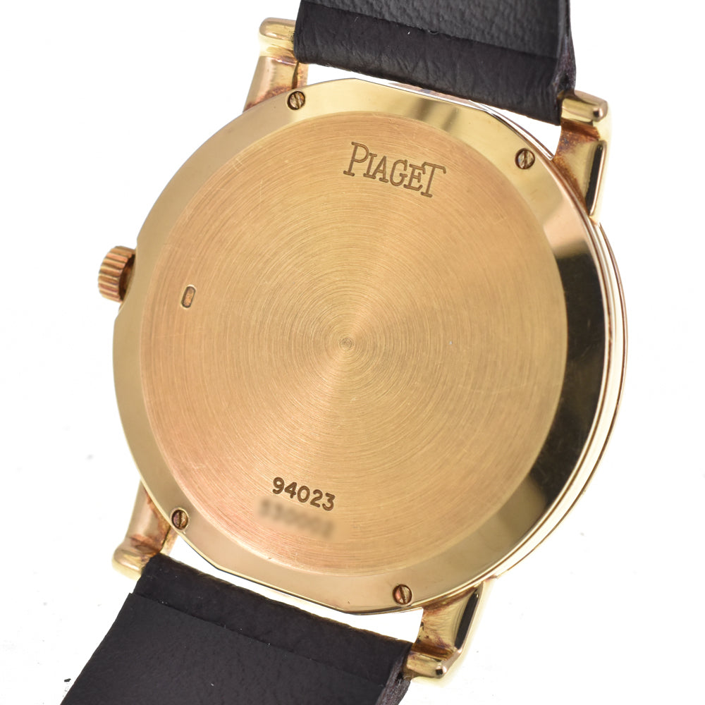 PIAGET dancer 94023 K18YG 12P Diamond gold Dial Hand Winding Men's
 Watch H#144795